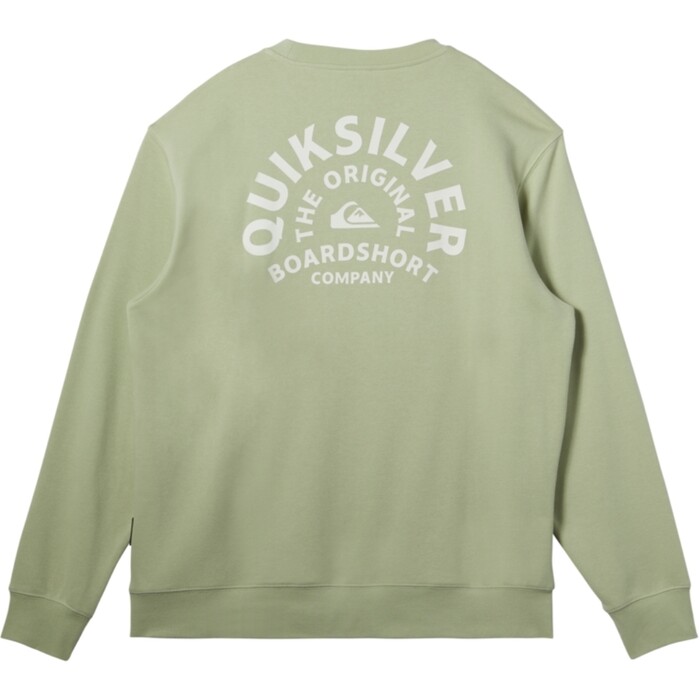 Quiksilver Mnner 2024 Grafik-Sweatshirt AQYFT03398 - Dessert Salbei